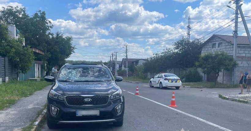 В Бучі чоловік підірвав гранату в автівці (фото)