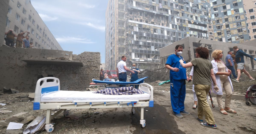 Під час удару по 