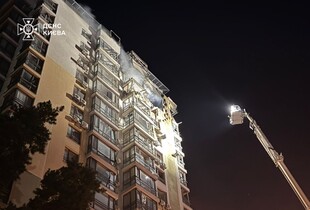 У Києві через нічну атаку росіян пошкоджено кілька багатоповерхівок: є загиблий